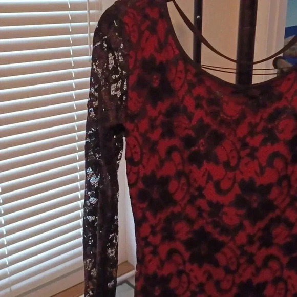 🌺Red and black Frederick's of Hollywood dress🎉 - Picture 4 of 16